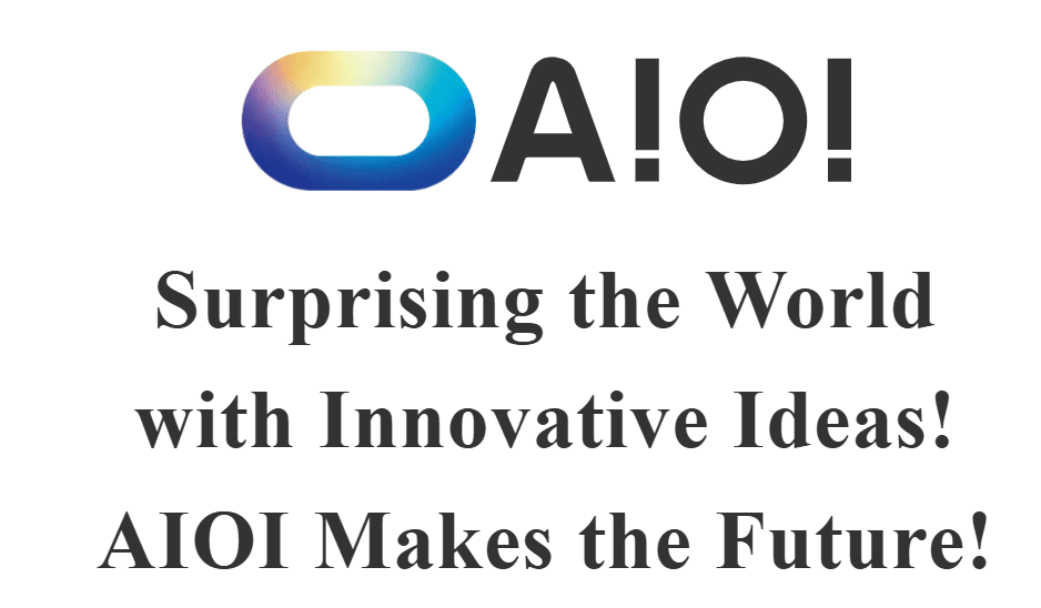 Logo of OAI with slogan about innovation and future.